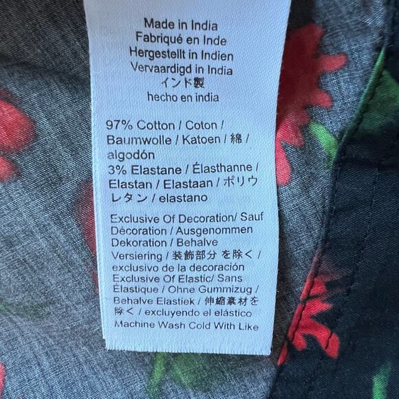 J Crew Fit And Flare Mini Dress In Painted Daisy Print Size 4 - Picture 10 of 13